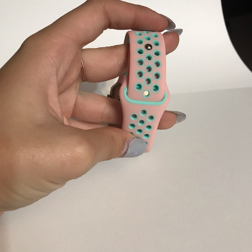 ✰ Blue and Pink Sport Apple Watch Band ✰ - Picture 3 of 7
